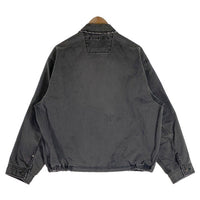 NAUTICA ノーティカ 24SS クラッシュドチノ ジップブルゾン ジャケット グレー USED/ダメージ加工 241-1538 Size L 福生店