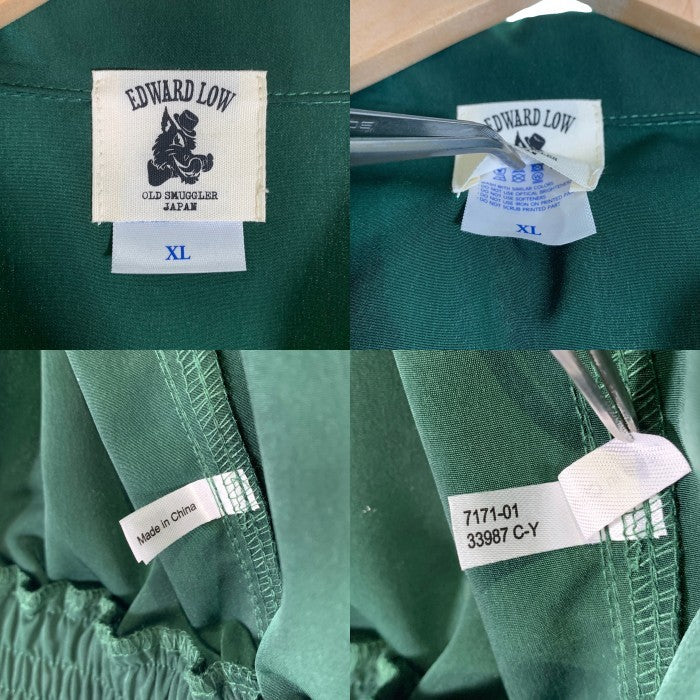 EDWARD LOW エドワードロー THIS MACHINE JACKET ジップアップ ジャケット グリーン Size XL 福生店