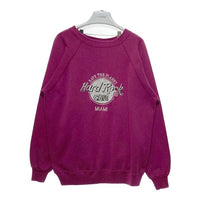 Hard Rock Cafe ハードロックカフェ USA製 MIAMI マイアミ スウェットトレーナー パープル sizeXL 瑞穂店