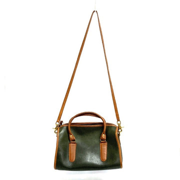 OLD COACH オールドコーチ USA製 ミニボストンバッグ 2WAY ダークグリーン 瑞穂店