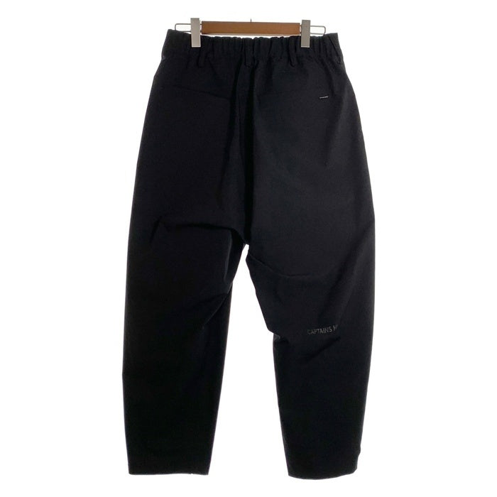 CAPTAINS HELM キャプテンズヘルム ウエストギャザー ロングパンツ ブラック ポリエステル Size L 福生店