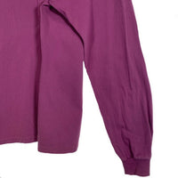 AURALEE オーラリー 18SS SOFT CORD L/S TEE ロングスリーブTシャツ パープル A85P01MT Size 5 福生店