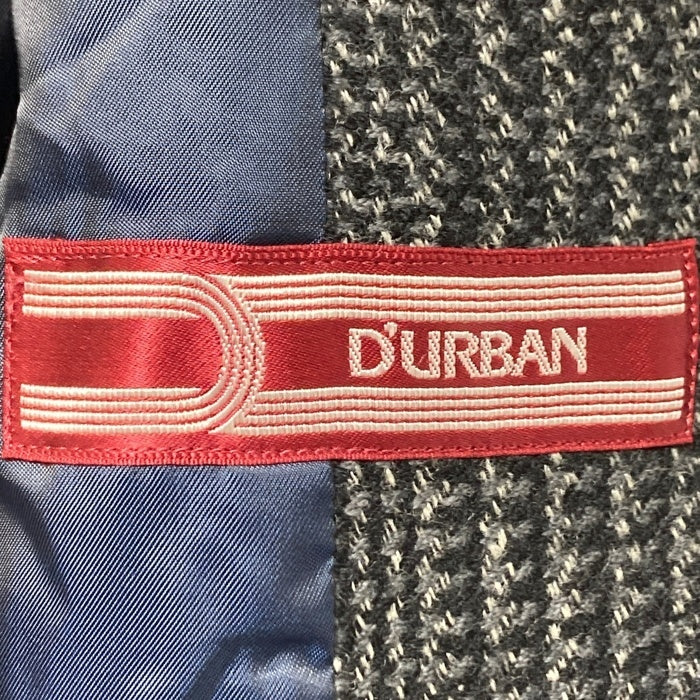 D’URBAN ダーバン ウール ステンカラーコート グレー sizeL 瑞穂店
