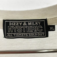 HYSTERIC GLAMOUR ヒステリックグラマー 02241CT51 TERRY RICHARDSON テリー・リチャードソン Tシャツ ホワイト sizeXL 瑞穂店