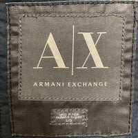 AX ARMANI EXCHANGE アルマーニエクスチェンジ コットン ダブルライダースジャケット ブラック Size L 瑞穂店