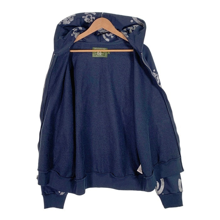 DENIM TEARS デニムティアーズ 24AW Bstroy Zip Hoodie ジップアップ スウェットパーカー ブルー Size XL 福生店