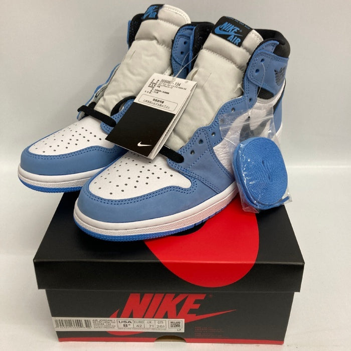 NIKE ナイキ スニーカー 555088-134 Air Jordan 1 High OG University Blue エアジョーダン1 ハイ  OG ユニバーシティブルー size26.5cm 瑞穂店