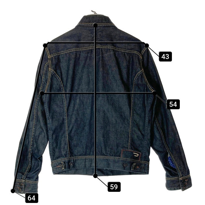 DIESEL ディーゼル デニムジャケット インディゴ sizeS 瑞穂店