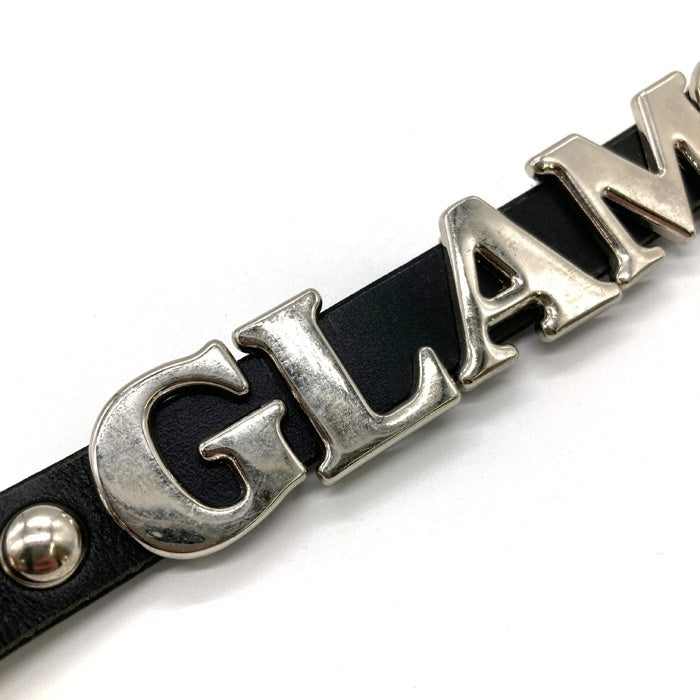 HYSTERIC GLAMOUR ヒステリックグラマー スタッズ シルバーロゴ ベルト ブラック 瑞穂店