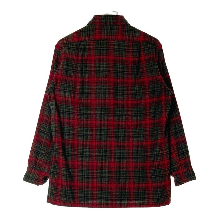PENDLETON ペンドルトン ウール 長袖シャツ 60s チェック ブラックxレッド sizeS 瑞穂店