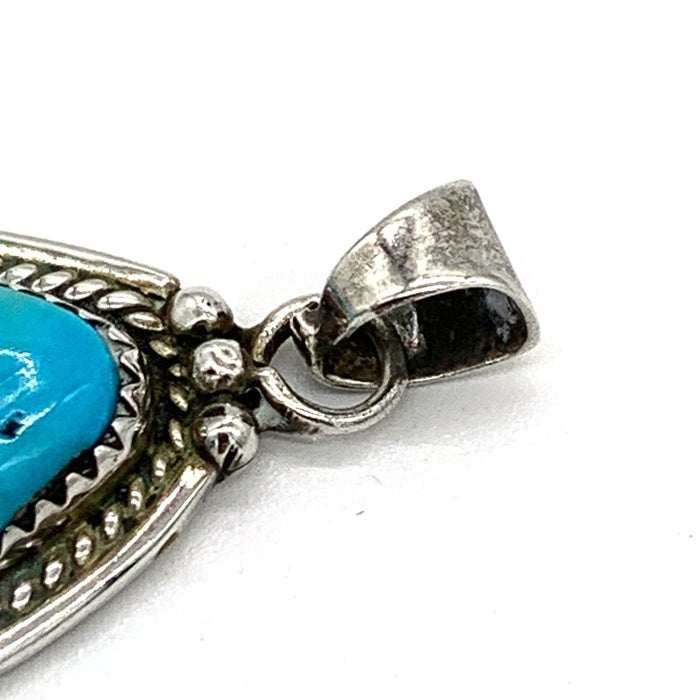 ナバホ族 ターコイズ シルバー ペンダントトップ STERLING 福生店