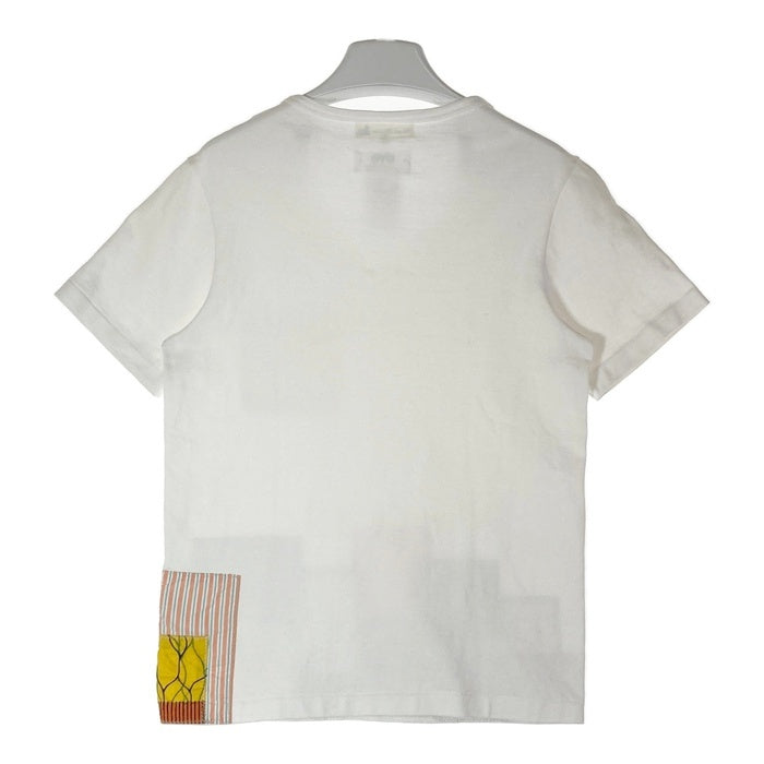 eYe COMME des GARCONS JUNYA WATANABE MAN アイコムデギャルソン ジュンヤワタナベマン WQ-T906 AD2015 Merz b. Schwanen パッチワーク ポケット付き Tシャツ ホワイト sizeS 瑞穂店