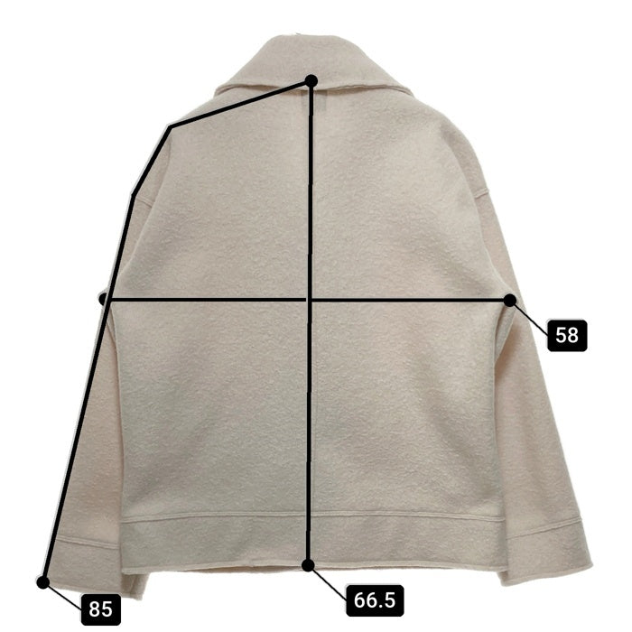 ZARA ザラ タグ付き ブークレー バイカージャケット 5070 026 712 アイボリー sizeS 瑞穂店