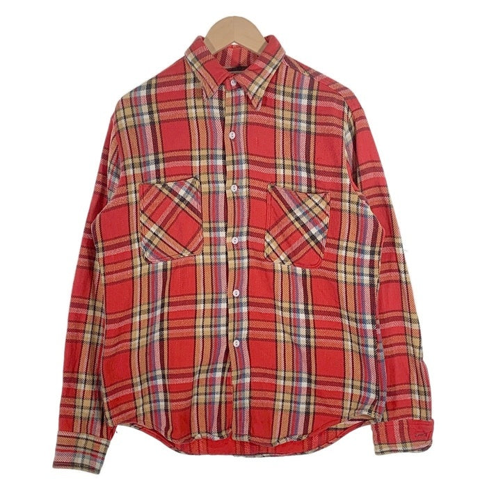 70's BIG MAC ビッグマック フランネルチェックシャツ レッド Size M 福生店