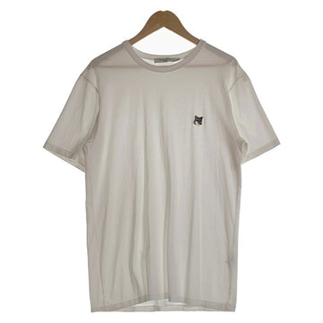 MAISON KITSUNE メゾンキツネ グレーフォックスワッペン Tシャツ ホワイト GM00118KJ0008 Size L 福生店