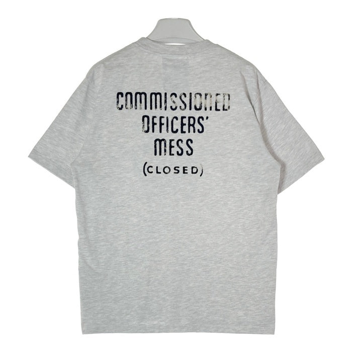 AVIREX アヴィレックス フロッキープリント SCHOOL Tシャツ グレー sizeM 瑞穂店