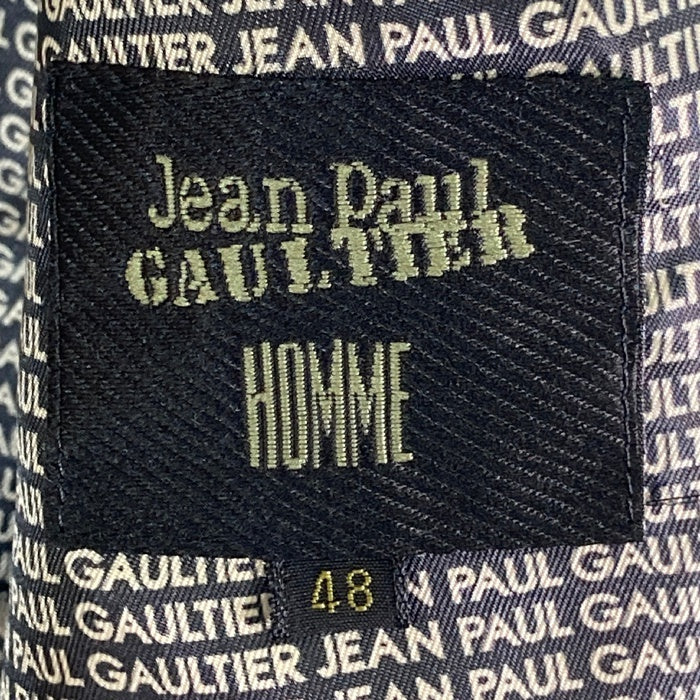 Jean Paul GAULTIER ジャンポール ゴルチエ HOMME セットアップ ジャケット パンツ ブラック size48 瑞穂店