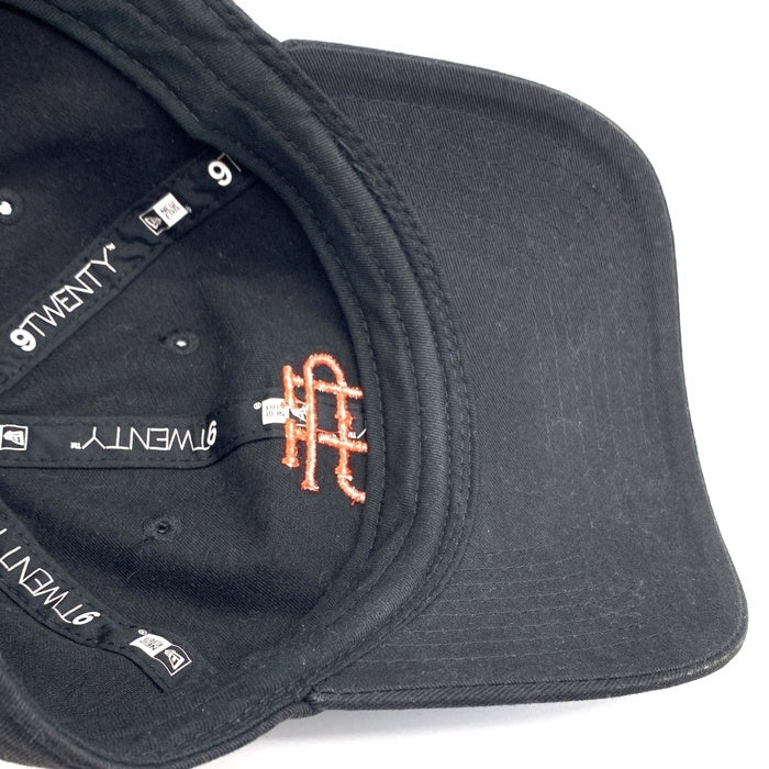 SEE SEE シーシー NEW ERA ニューエラ 9TWENTY 刺繍ロゴ 6パネルキャップ ベースボール ブラック 福生店