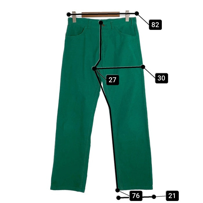 80-90's Levi's リーバイス 519-1517 ストレートコーデュロイパンツ グリーン USA製 Size 32×32 福生店