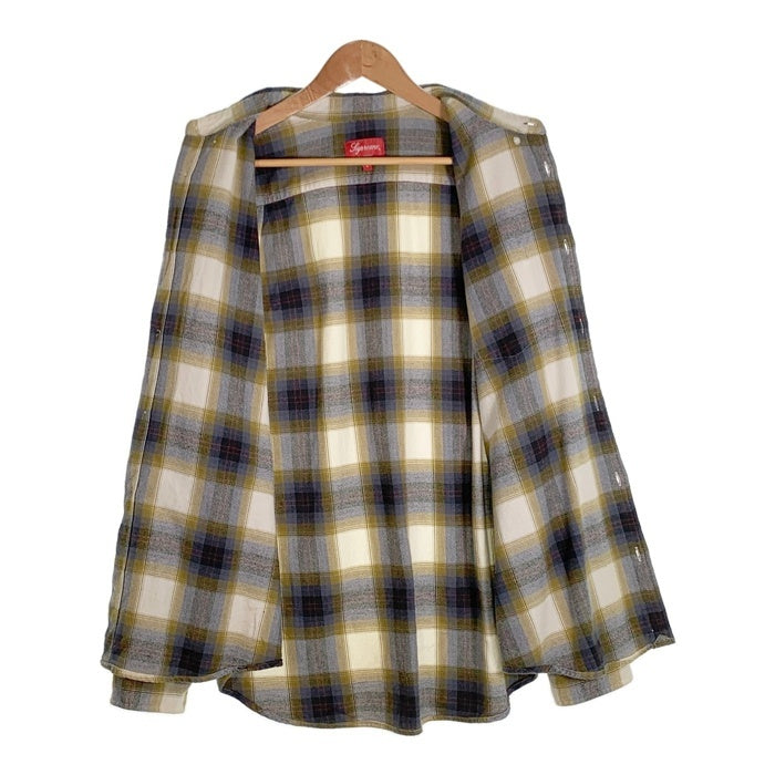 SUPREME シュプリーム 22SS Brushed Plaid flannel Shirt ブラッシュド フランネルチェックシャツ Size L 福生店