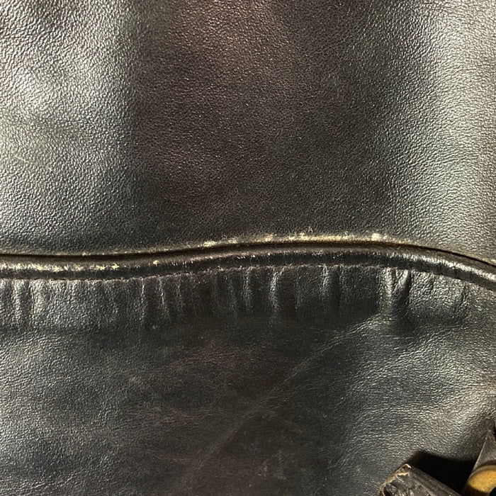 Schott ショット AT101 シングルライダースジャケット ブラック size40※ライナー欠品・裏地脇ダメージ有 瑞穂店