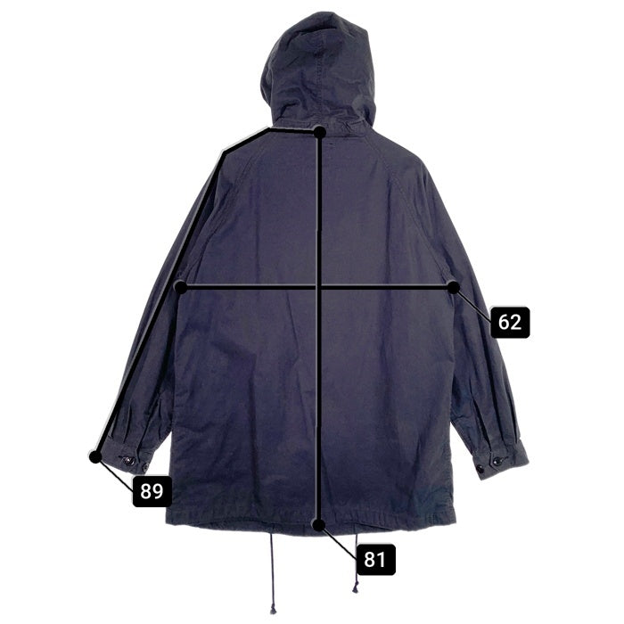 FULLCOUNT フルカウント STAND HOOD SHORT MODS COAT スタンドフード ショート モッズコート ミリタリージャケット ネイビー 2954 Size 40 福生店