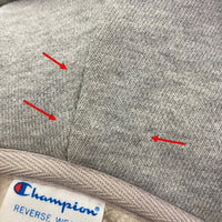 Champion チャンピオン リバースウィーブ ウィンドストッパー フルジップパーカー グレー sizeM※袖フードお汚れ 瑞穂店