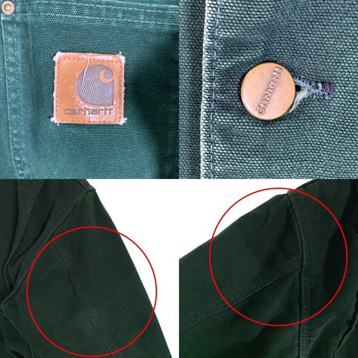 00's CARHARTT カーハート Duck Michigan Chore Coat 裏ブランケット ダック ミシガンチョアコート C02 SPC USA製 Size S 福生店