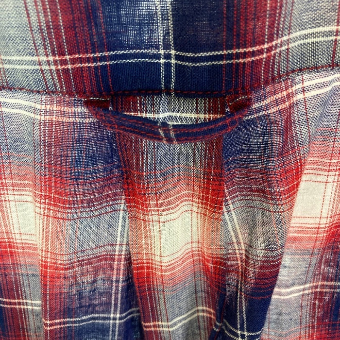 THE NORTH FACE ザノースフェイス NR21424 QDリネン チャックシャツ ブルー sizeM 瑞穂店