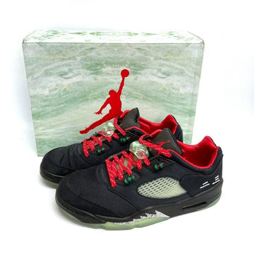 NIKE ナイキ × CLOT AIR JORDAN 5 LOW JADE 5 LOW クロット エア ジョーダン 5 ロー ジェイド ローカットスニーカー DM4640-036 ブラック size28cm 瑞穂店