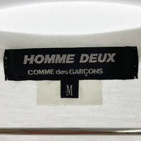 COMME des GARCONS HOMME DEUX コムデギャルソンオムドゥ DC-T015 AD2018 パッチワーク Tシャツ ホワイト sizeM 瑞穂店