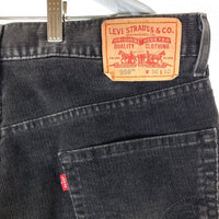 Levi's リーバイス 559 RELAXED STRAIGHT コーデュロイパンツ ブラック size36 瑞穂店