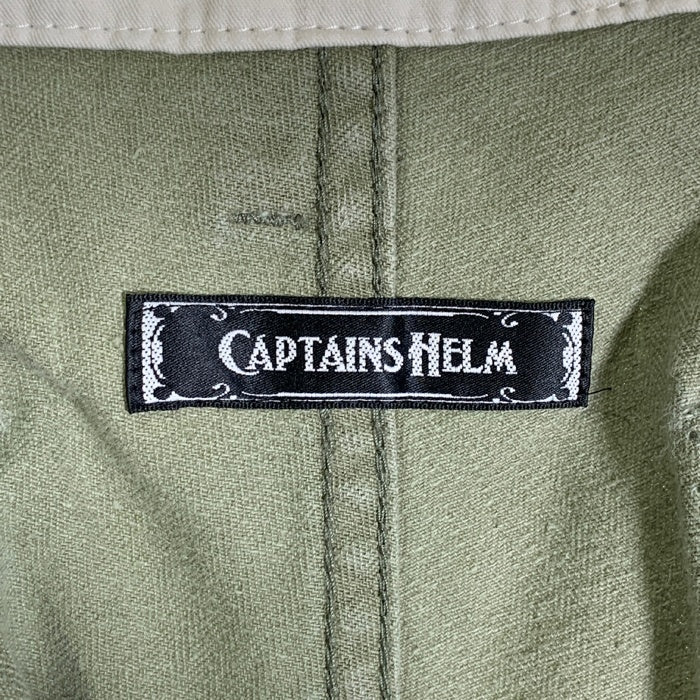 CAPTAINS HELM キャプテンズヘルム ヘリンボーン ベイカーショートパンツ カットオフ オリーブ Size L 福生店