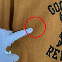 JOE McCOY ジョーマッコイ GOODING REDSKINS プリントTシャツ マスタード Size 38 福生店