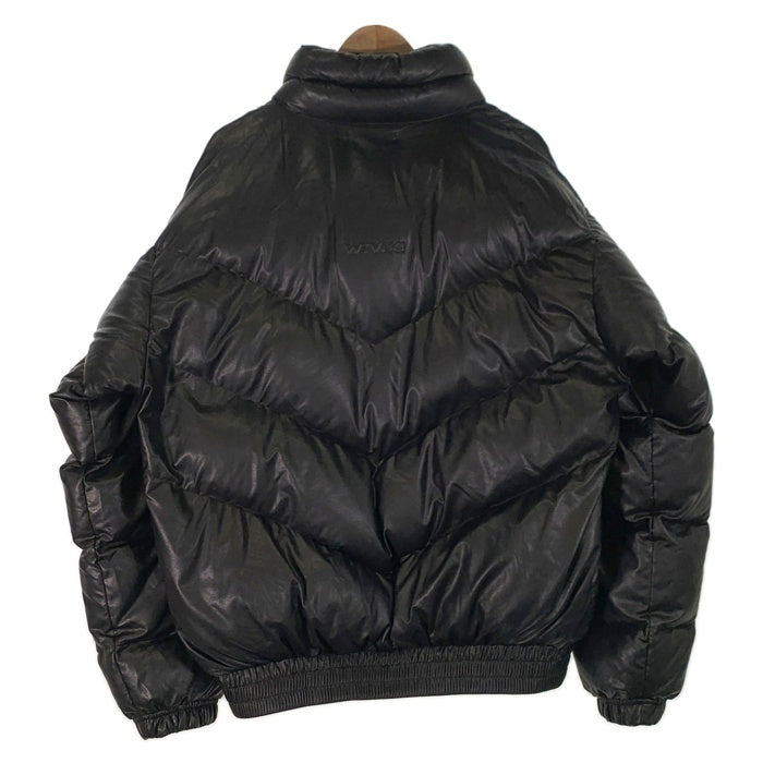WTAPS ダブルタップス 21AW TTL SYNTHETIC JACKET シンセティックレザー 中綿 ジャケット ブラック 212BRDT-JKM02 Size 03 福生店