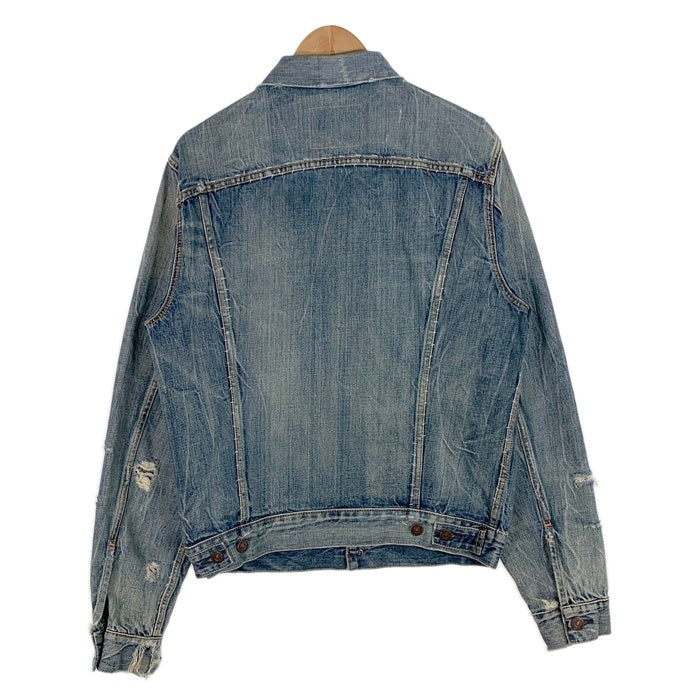 LEVI'S リーバイス 70505-0217 デニムトラッカージャケット インディゴ BIGE復刻 ダメージ リメイク Size 42 福生店