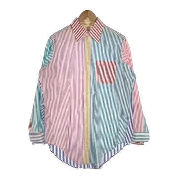 Brooks Brothers ブルックスブラザーズ makers クレイジーパターン ストライプボタンダウンシャツ USA製 Size 16 R 福生店