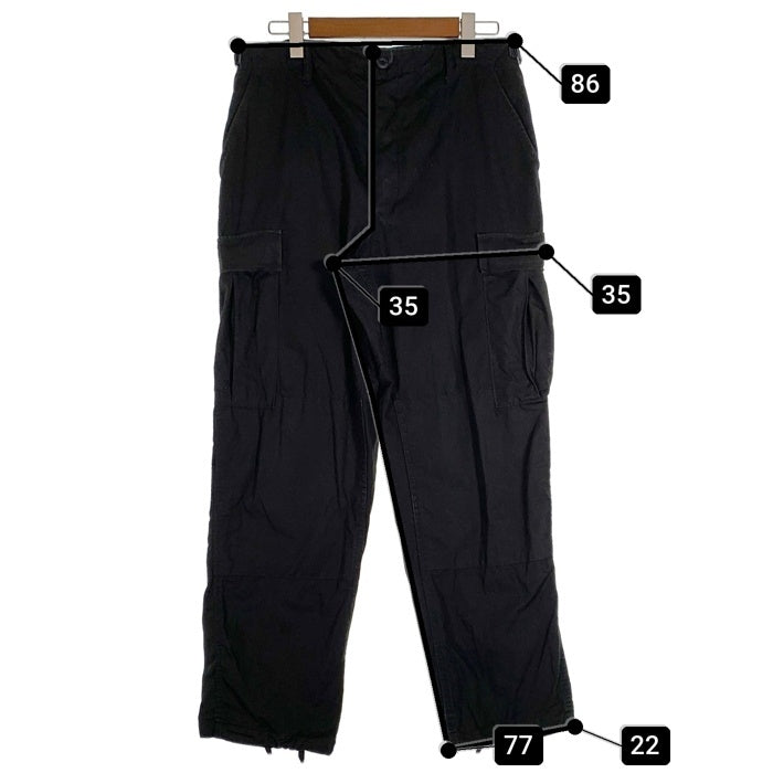 PROPPER プロッパー リップストップ カーゴパンツ コットン ブラック Size M/S 福生店