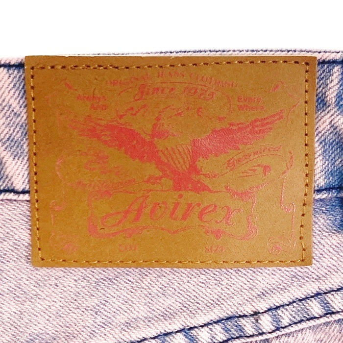 AVIREX アヴィレックス 5111601 25SS CUTTING DENIM PANTS カッティングデニムパンツ ピンク sizeM 瑞穂店