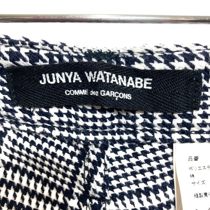 JUNYA WATANABE COMME des GARCONS ジュンヤワタナベ コムデギャルソン AD2003 千鳥 クロップドパンツ ブラック×ホワイト sizeS 瑞穂店