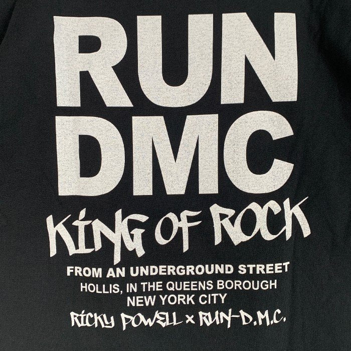 Ricky Powell リッキーパウエル RUN DMC ランディーエムシー フォトプリント Tシャツ Walk This Way ブラック Size M 福生店