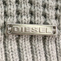 DIESEL ディーゼル 袖切替デニム ニット ブルゾン グレー sizeS 瑞穂店