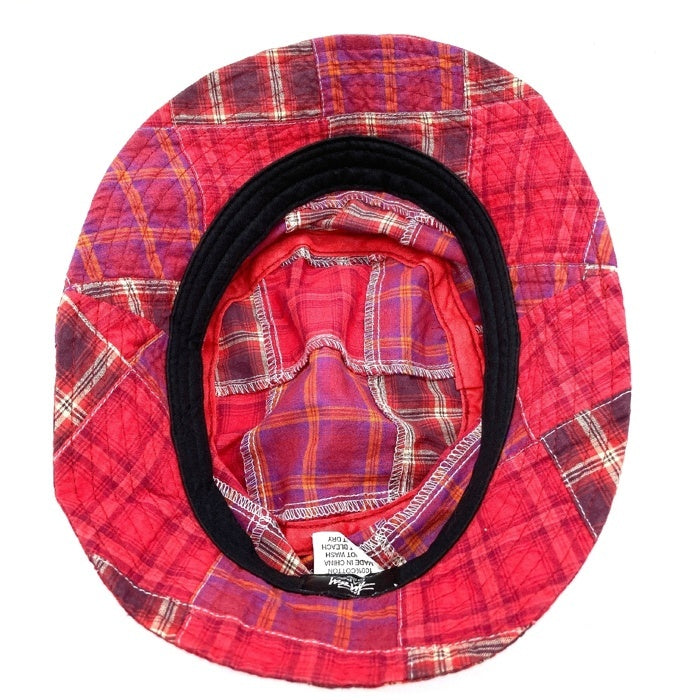 Stussy ステューシー マドラスチェック バケットハット レッド sizeL-XL 瑞穂店