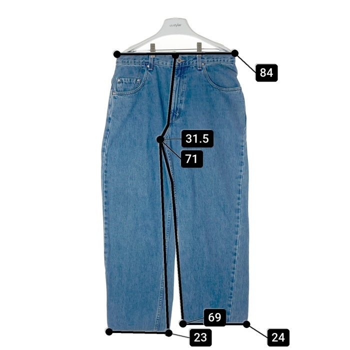 Levi's Silver Tab リーバイス シルバータブ USA製 98年 Straight + relaxed デニムパンツ インディゴ size34 瑞穂店