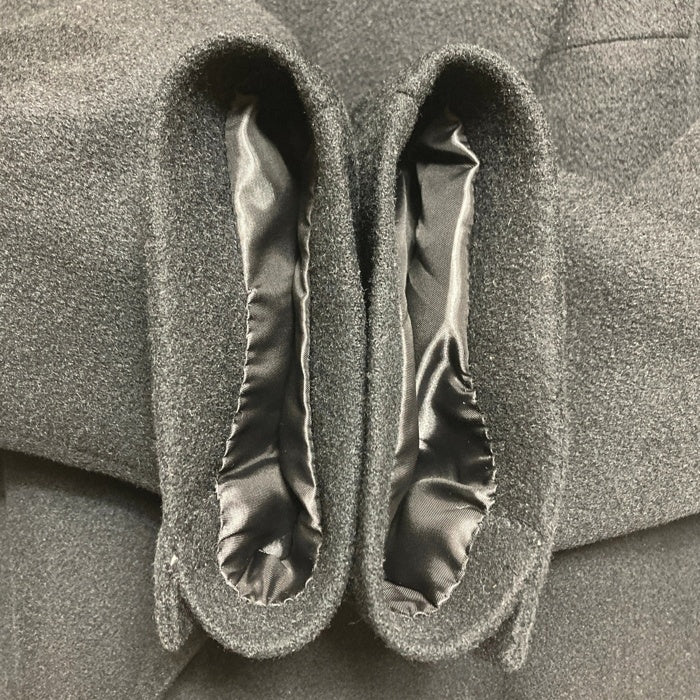 GIANNI VALENTINO ジャンニヴァレンチノ ウール ダブルコート ブラック sizeL 瑞穂店