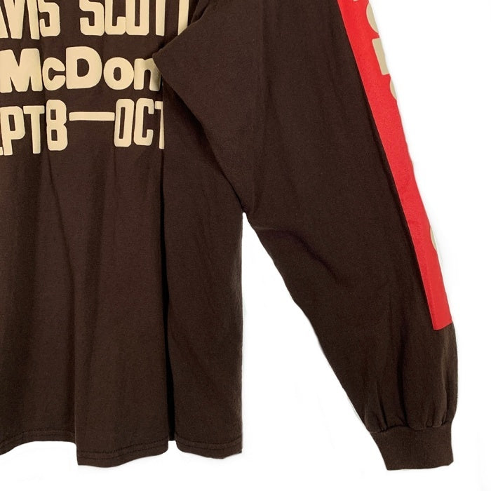 Cactus Jack カクタスジャック 20AW McDonald's マクドナルド Souvenir L/S Tee スーベニアロングスリーブTシャツ ブラウン Size XL 福生店