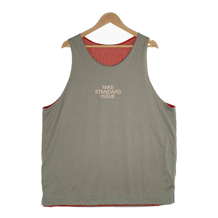 NIKE ナイキ リバーシブル タンクトップ ゲームシャツ グレー レッド メッシュ DQ5732-657 Size 3XL 福生店