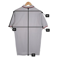 FRED PERRY フレッドペリー Tip Line Polo 半袖ポロシャツ コットンピケ グレー FPP732 日本製 Size L 福生店