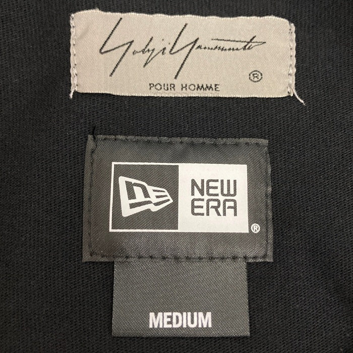 Yohji yamamoto POUR HOMME ヨウジヤマモト プールオム × NEW ERA ニューエラ HW-T38-082 18SS ロゴTシャツ ブラック size3 瑞穂店