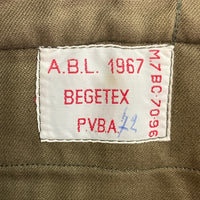ベルギー軍 60's ウール トラウザーズ カーキ size不明 瑞穂店